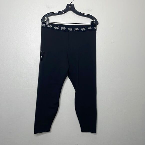 YITTY Womens Size XXL/ 1X Major Label Shaping High Waist Logo Legging Black - Picture 7 of 13